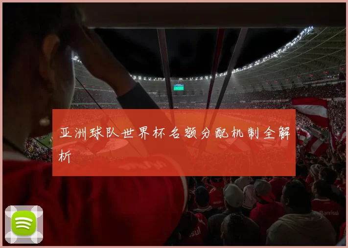 亚洲球队世界杯名额分配机制全解析