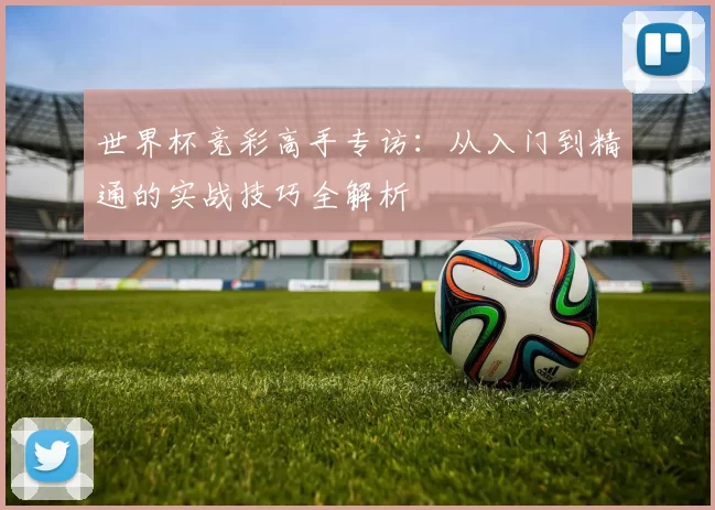世界杯竞彩高手专访：从入门到精通的实战技巧全解析